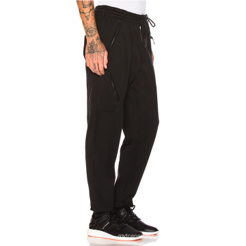 New design sweat baggy pants trousers for men with pocket and zipper design